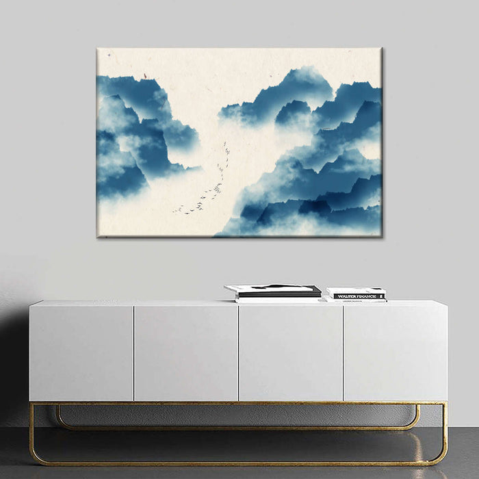 ElephantStock Abstract Chinese Scenery Wall Art