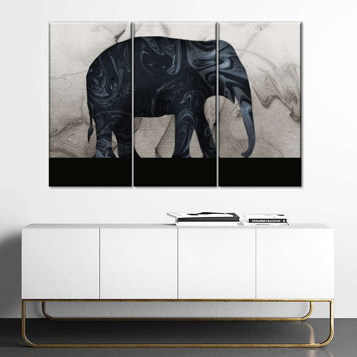 ElephantStock Abstract Elephant Silhouette Wall Art