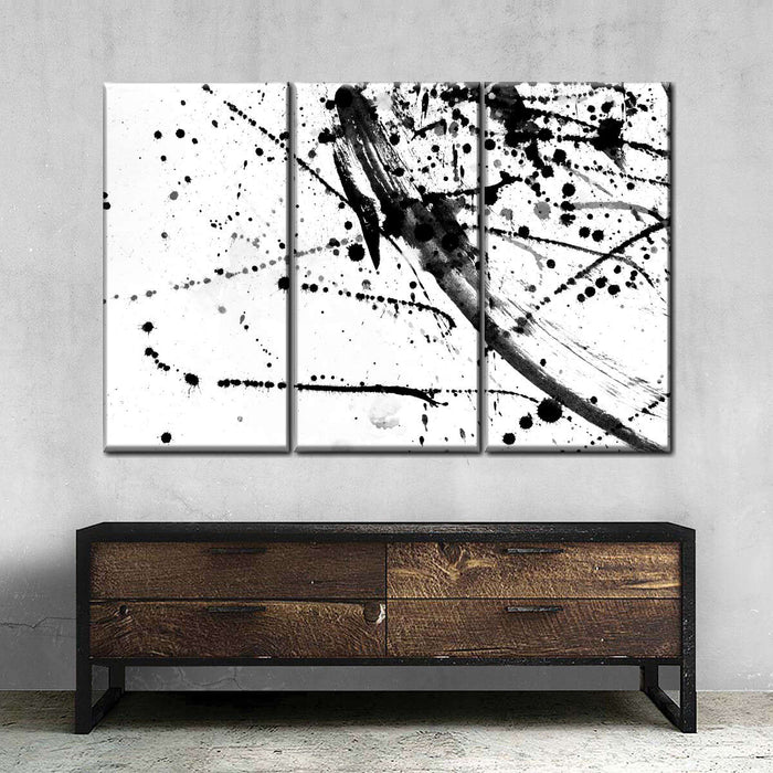 ElephantStock Abstract Black And White Wall Art