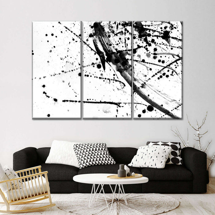 ElephantStock Abstract Black And White Wall Art