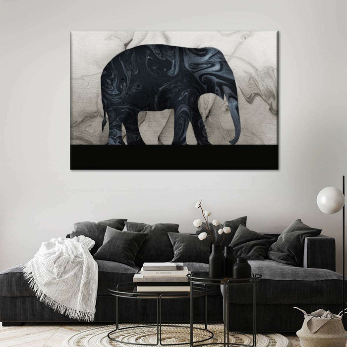 ElephantStock Abstract Elephant Silhouette Wall Art