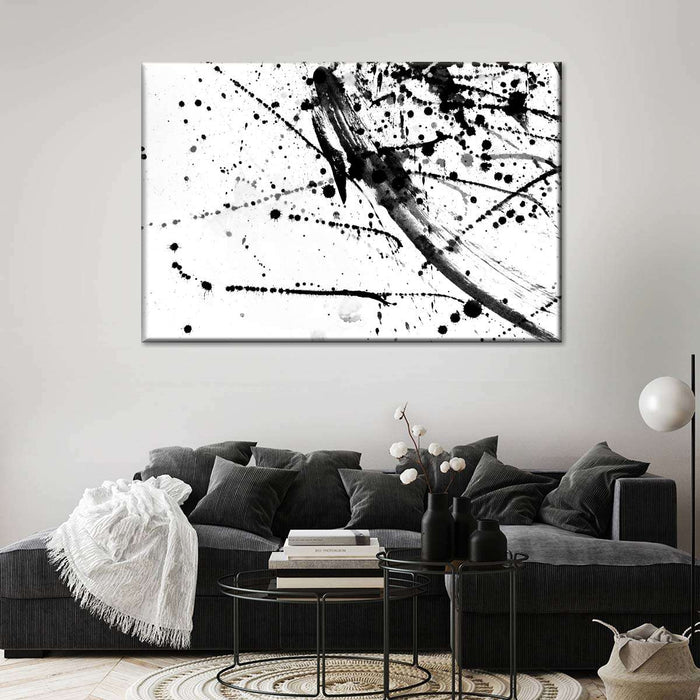 ElephantStock Abstract Black And White Wall Art