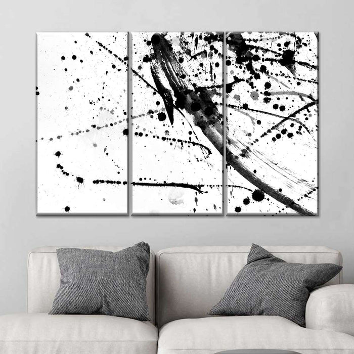 ElephantStock Abstract Black And White Wall Art