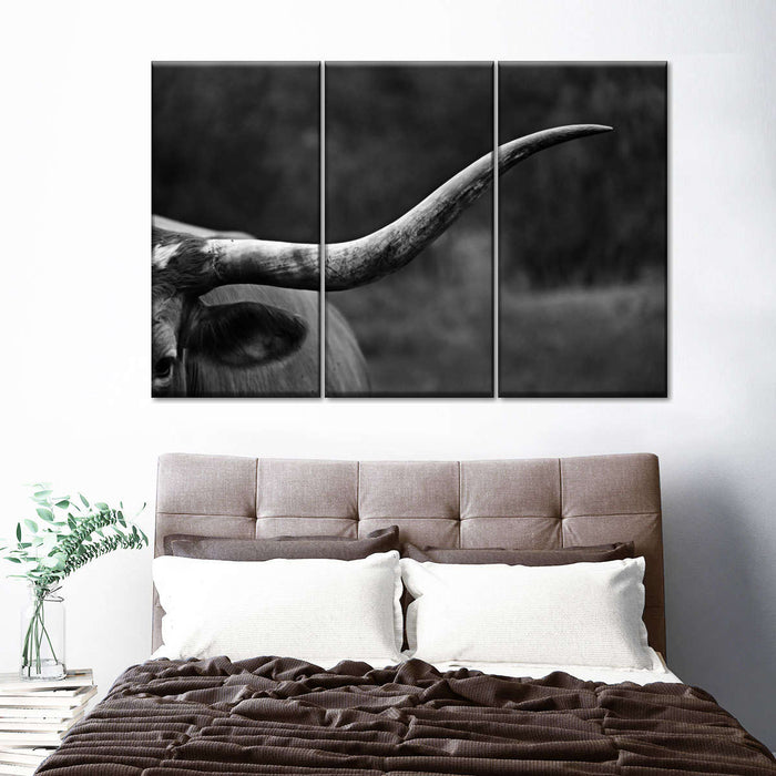 ElephantStock Texas Longhorn Cattle Wall Art