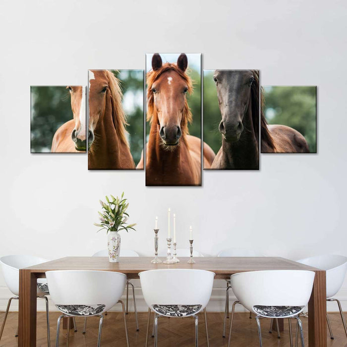 ElephantStock Young Horses Wall Art