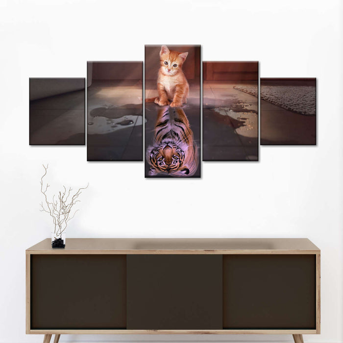 ElephantStock Tiger Kitty Wall Art