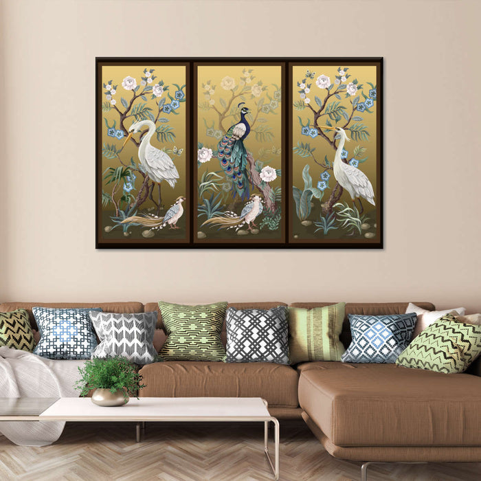 ElephantStock Elegant Birds Wall Art