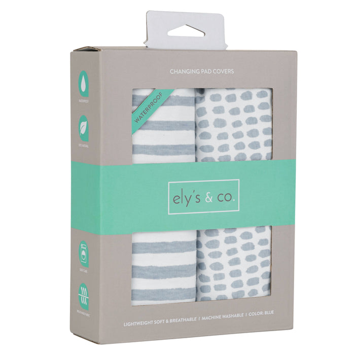 Ely's & Co. Waterproof Changing Pad Cover | Cradle Sheet Set