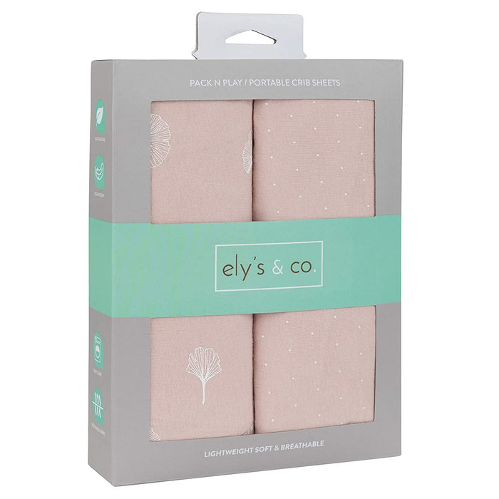 Ely's & Co. Pack N Play I Portable Crib Sheet Set