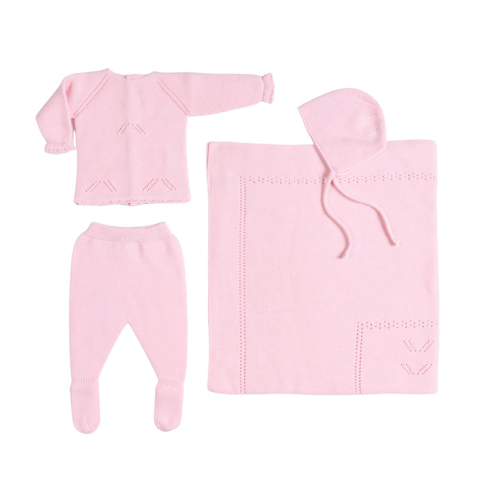 Bebe Sweeny MELI | Baby Girls Rose Ballerina Layette Set (4)