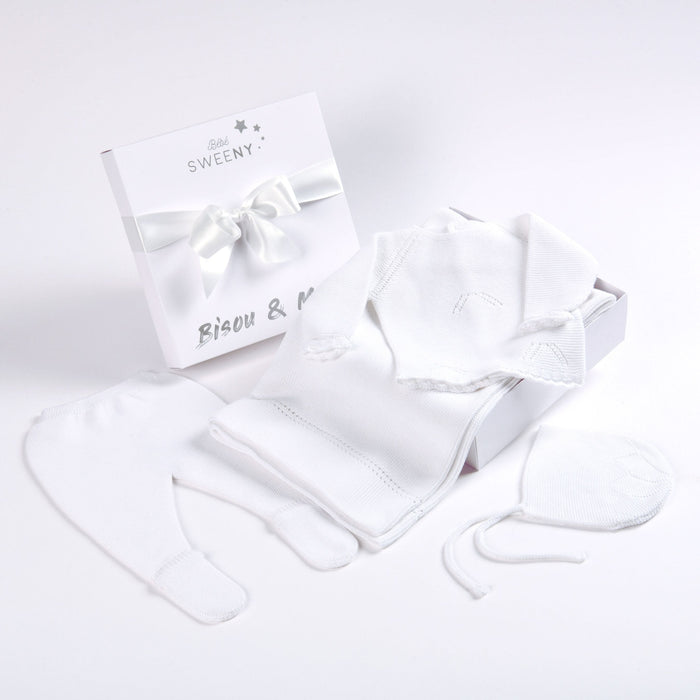 Bebe Sweeny MELI | Baby White Layette Set (4)