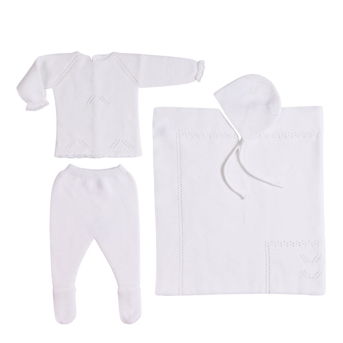 Bebe Sweeny MELI | Baby White Layette Set (4)