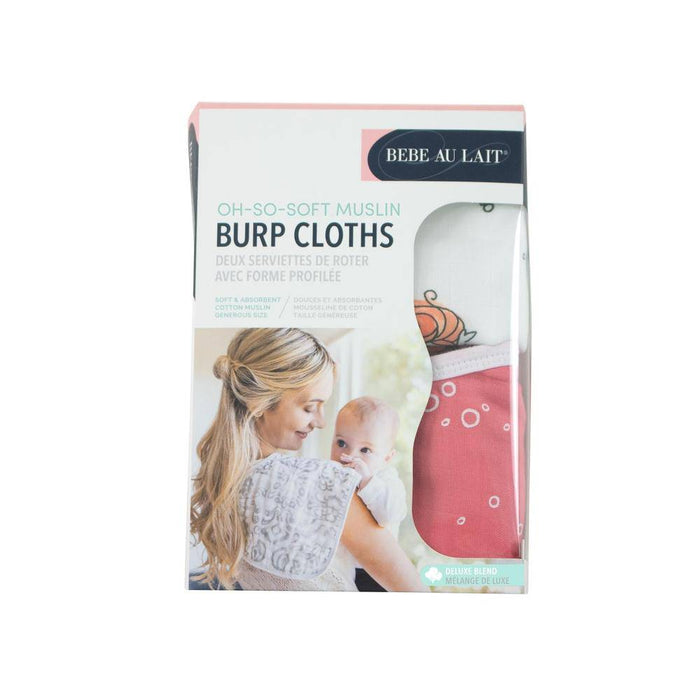 Bebe Au Lait® Mermaid + Bubbles Oh So Soft Muslin Blend Burp Cloth Set, 2 Pack