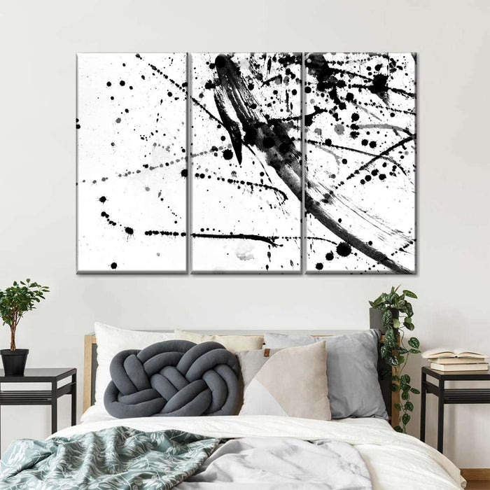 ElephantStock Abstract Black And White Wall Art