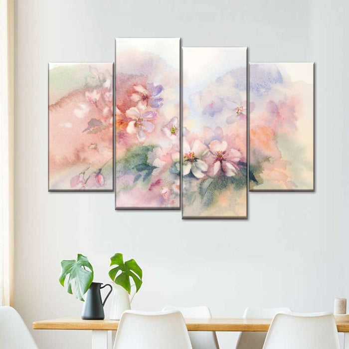 ElephantStock Abstract Cherry Blossom Wall Art