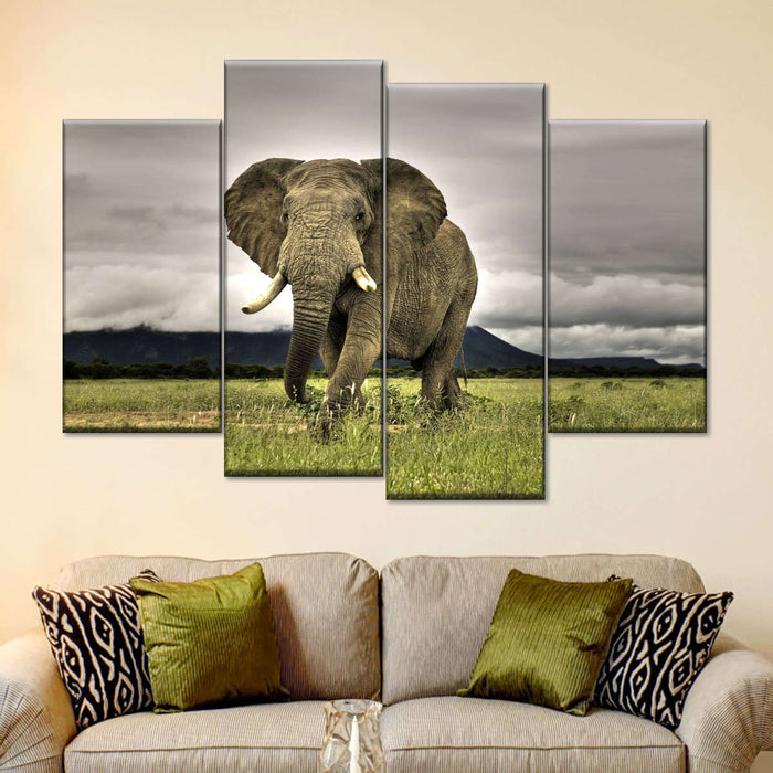 ElephantStock Elephant Landscape Wall Art