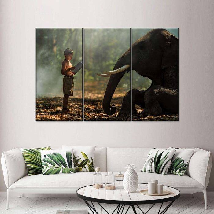 ElephantStock Elephant Bedtime Story Wall Art