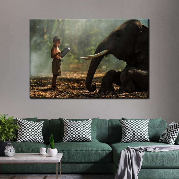 ElephantStock Elephant Bedtime Story Wall Art