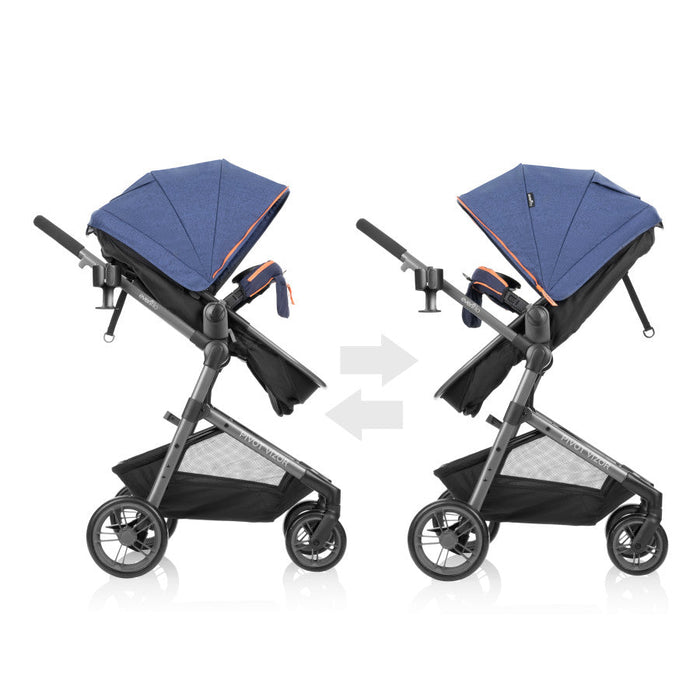 Evenflo® Pivot Vizor Travel System with LiteMax Infant Car Seat