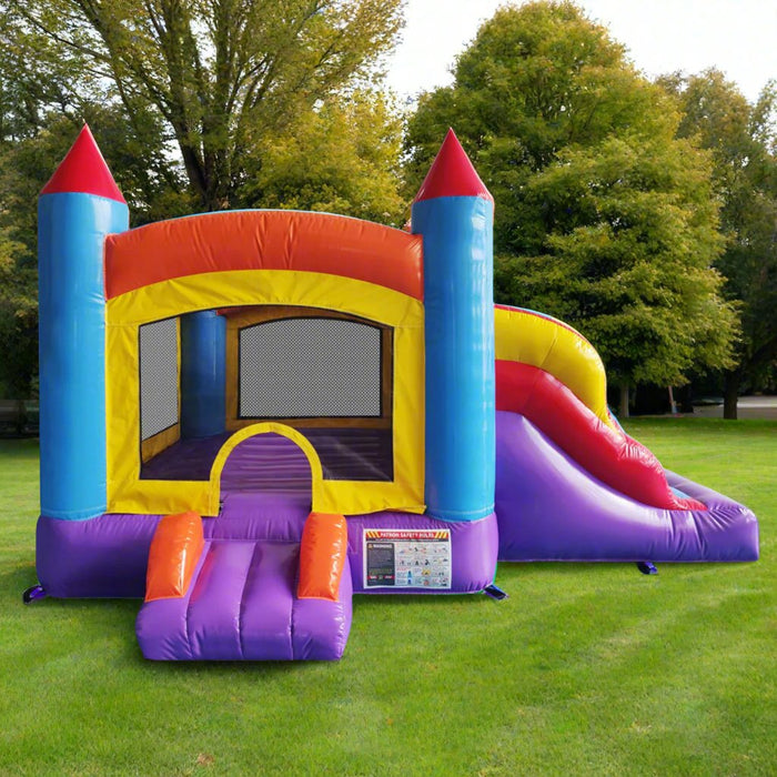 HullaBalloo Mini Castle Bounce House Slide