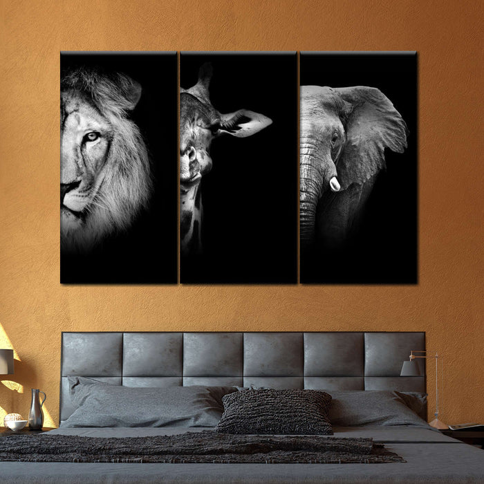 ElephantStock Safari Animal Portraits Wall Art