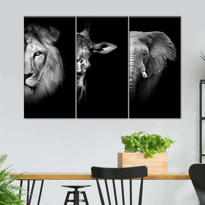 ElephantStock Safari Animal Portraits Wall Art