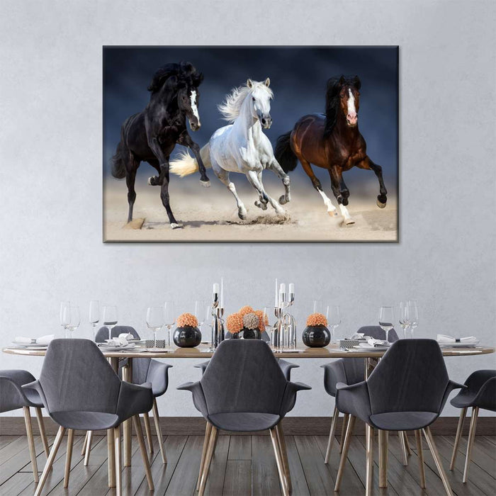 ElephantStock Wild Colorful Horses Wall Art