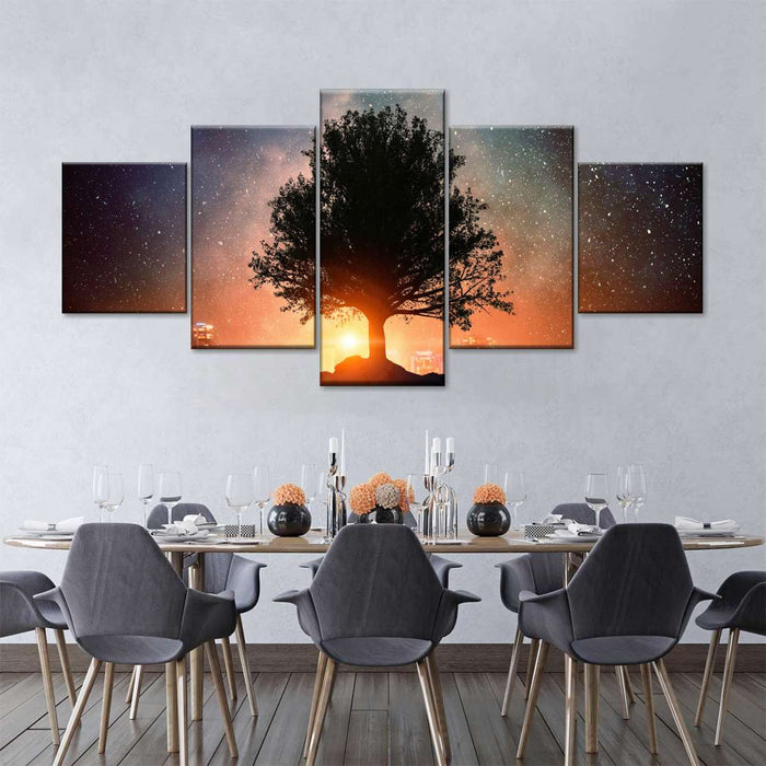 ElephantStock Starry Tree Wall Art