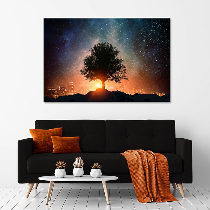 ElephantStock Starry Tree Wall Art