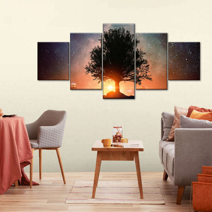 ElephantStock Starry Tree Wall Art