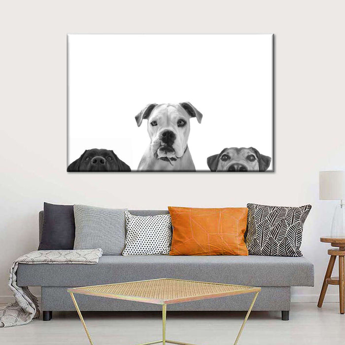 ElephantStock Curious Dogs Wall Art