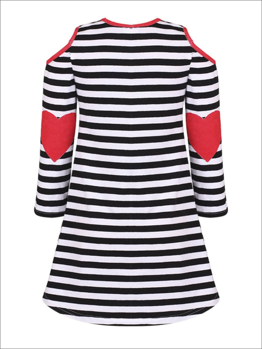 Mia Belle Girls Mommy and Me Striped Together Hi-Lo Tunic