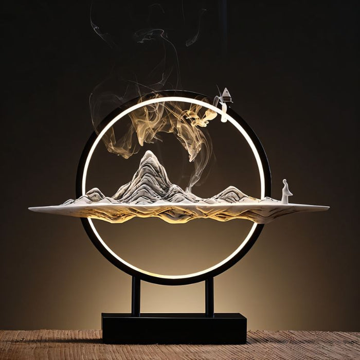 Residence Supply Moonlit Incense Burner Table Lamp