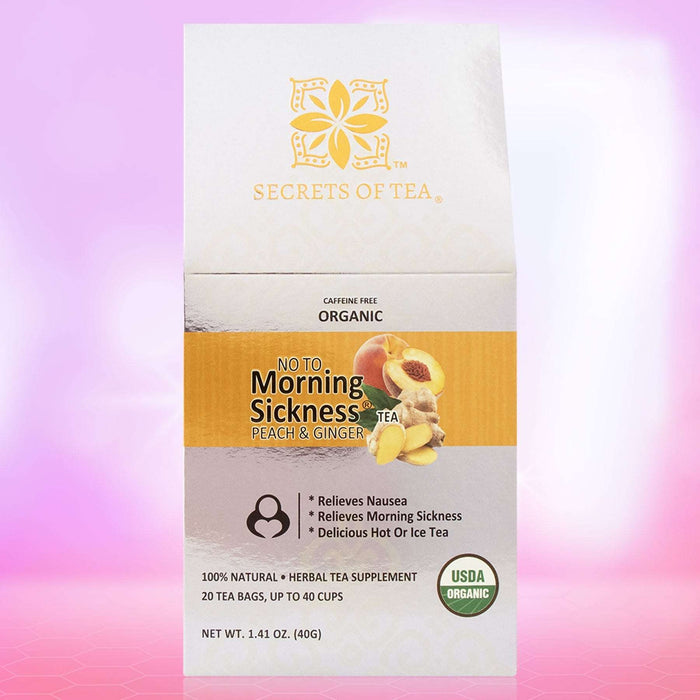 Secrets Of Tea Morning Sickness Tea - Peach and Ginger: 40 Cups