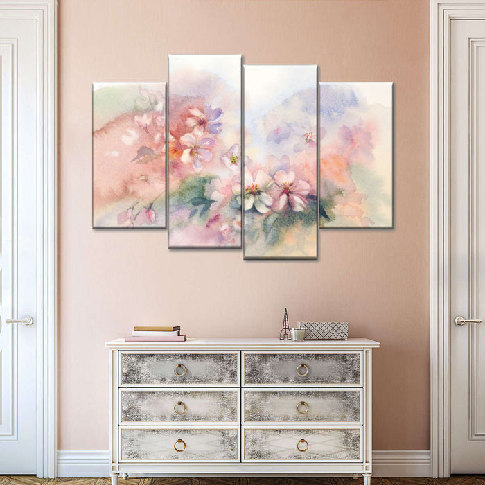 ElephantStock Abstract Cherry Blossom Wall Art