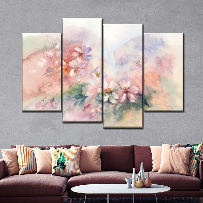 ElephantStock Abstract Cherry Blossom Wall Art