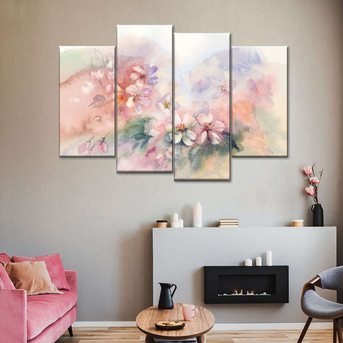 ElephantStock Abstract Cherry Blossom Wall Art