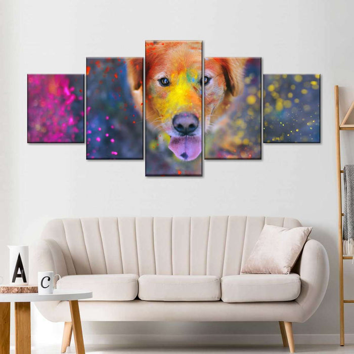 ElephantStock Colorful Labrador Wall Art