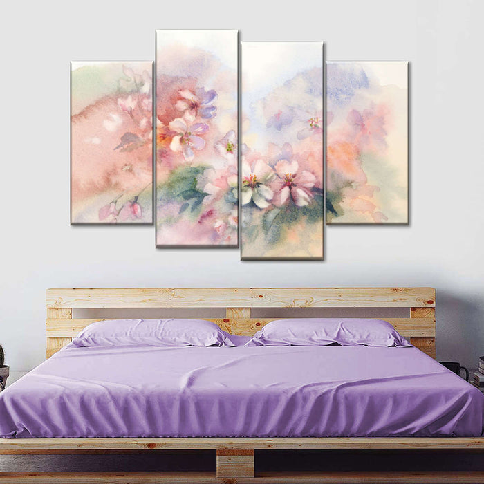 ElephantStock Abstract Cherry Blossom Wall Art