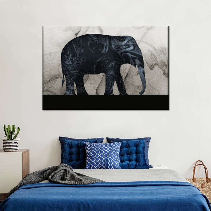 ElephantStock Abstract Elephant Silhouette Wall Art