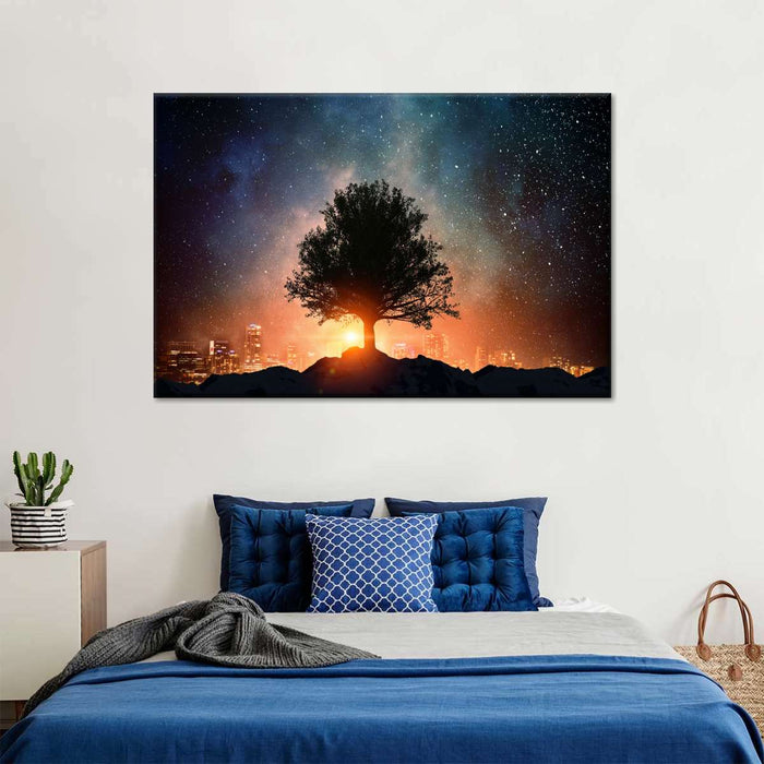 ElephantStock Starry Tree Wall Art