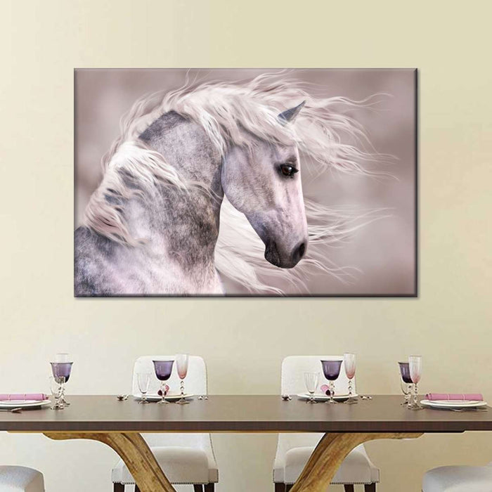 ElephantStock Arabian Dapple Grey Horse Wall Art