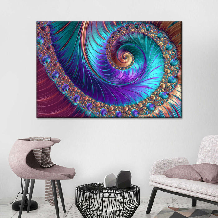 ElephantStock Abstract Fractal Shapes Wall Art