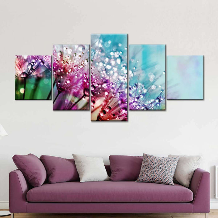 ElephantStock Colorful Dew Wall Art