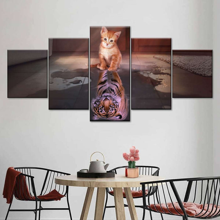 ElephantStock Tiger Kitty Wall Art