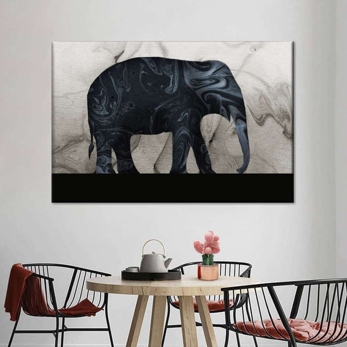 ElephantStock Abstract Elephant Silhouette Wall Art