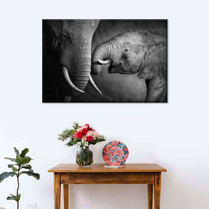 ElephantStock Elephant Affection Wall Art