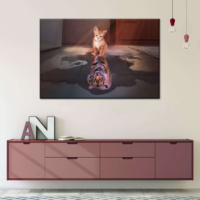 ElephantStock Tiger Kitty Wall Art