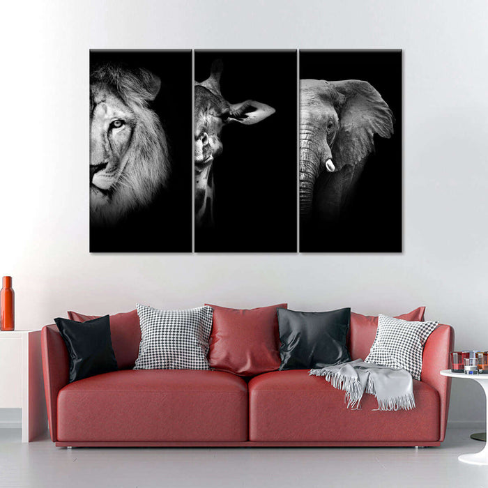 ElephantStock Safari Animal Portraits Wall Art