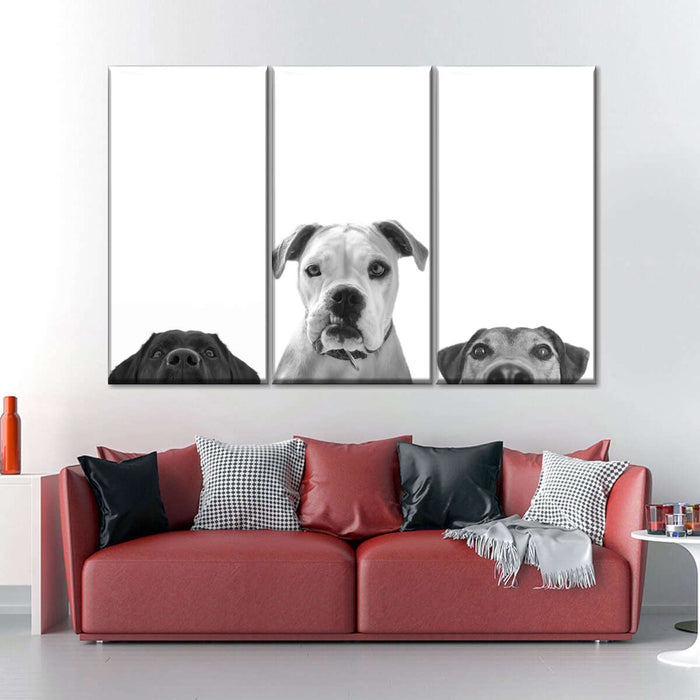 ElephantStock Curious Dogs Wall Art